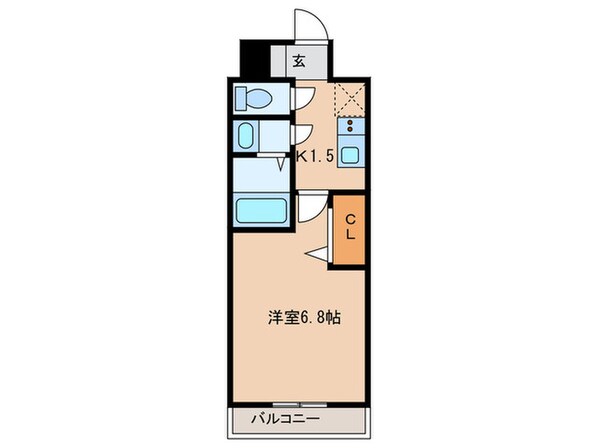 メイクスデザイン名駅南の物件間取画像